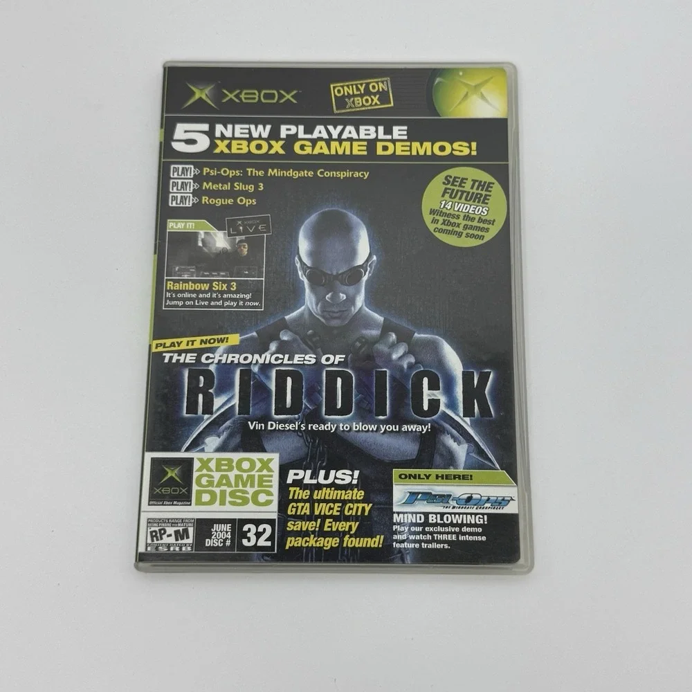 Official Xbox Game Magazine Demo Disc #32 June 2004 5 Playable Demos Works